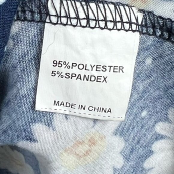 Veranee Womens Plus Size Swing Tunic, 3/4 length Sleeves, Size 2X - Picture 7 of 8